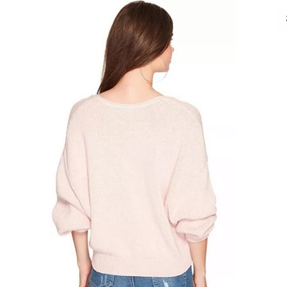 Free People Pink Rose Perfect Day Pullover Medium - Picture 3 of 7
